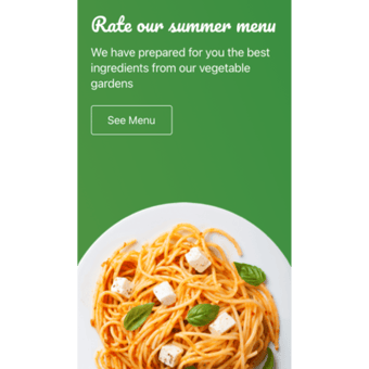 New Restaurant Menu