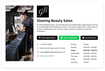 Full Business Details