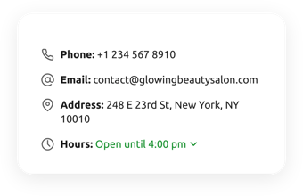 Hours & Contacts