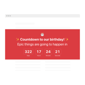 Birthday Countdown