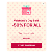 Valentine's Day Popup